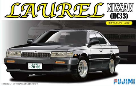 [ID-181] 1/24 Nissan Laurel Medalist Club S HC33 w/Window Frame Masking Seal