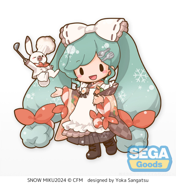 Fuwapetit "Snow Miku 2024" Dodeka Jumbo Plush