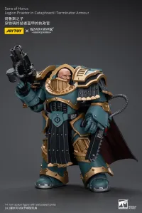 JOYTOY Sons of Horus Legion Praetor in Cataphractii Terminator Armour - Warhammer 40K - photo 3