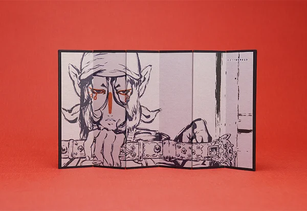 GOOD SMILE COMPANY Mononoke Mini Folding Screen Ink Painting Medicine Seller - Mononoke