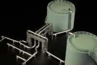 PLUM PMOA 1/150 scale structure kit (Storage Tanks) - Mobile Suit Gundam - photo 11