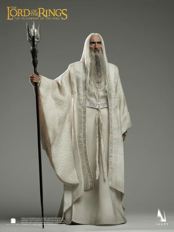 Queen Studios INART — The Lord of the Rings: The Fellowship of the Ring — Saruman 1/6 Collectible Figure - The Lord of the Rings
