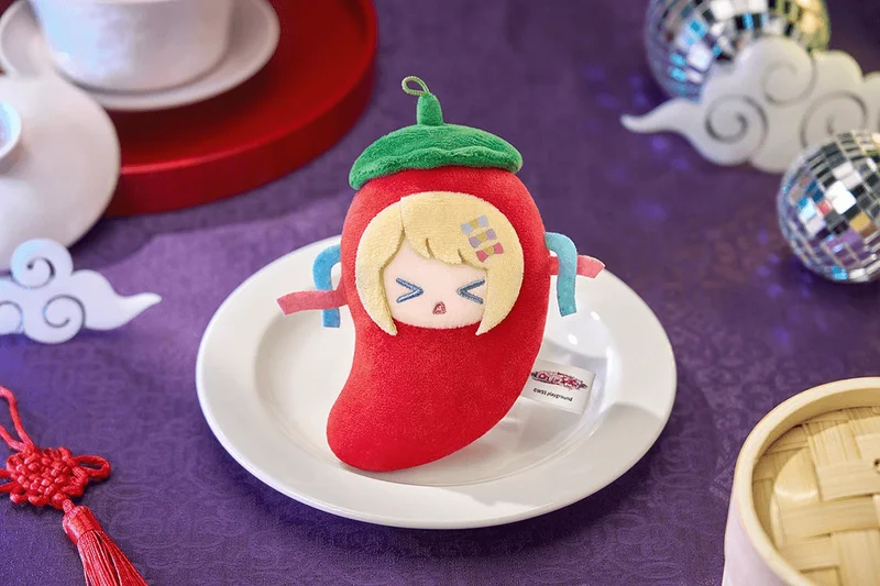 GoodSmile Moment NEEDY STREAMER OVERLOAD Needy Streamer Chinese Restaurant Series Chili Pepper Plushie Mascot Keychain - NEEDY STREAMER OVERLOAD