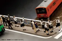 PLUM PMOA 1/80 Scale super minifigure series6 That Day's Bus Stop Set - Scale Figures - photo 7