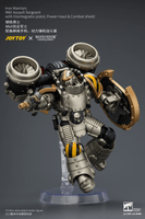 Iron Warriors MkII Assault Sergeant with Disintegrator pistol, Power maul & Combat shield 17