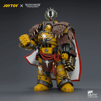 Imperial Fists Lord Castellan Evander Garrius, The Tyrant of Cthonia with the Subjugator and Incineratus 4