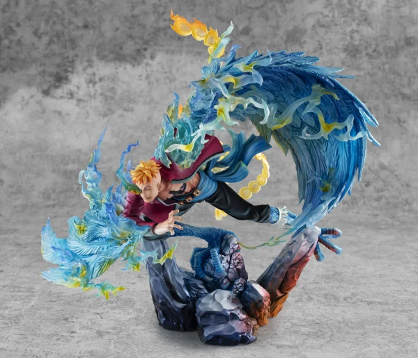 MegaHouse Portrait.Of.Pirates ONE PIECE  “MAS-MAXIMUM” Leader of 1st group of Whitebeard Pirates  Marco the Phoenix - ONE PIECE