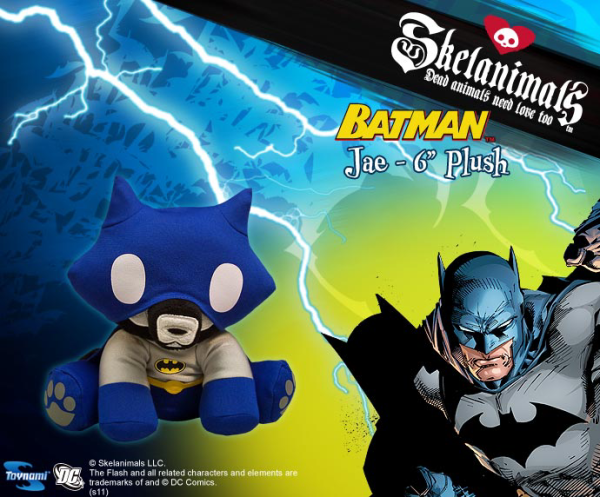 Skelanimals DC Mini Plush 6 Inch - Batman Jae