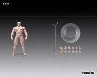 INART- Blank Male Body 1/12 Action Figure (White) 6