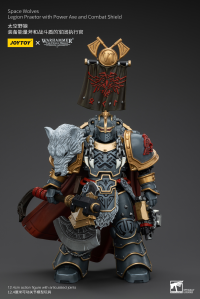 Space Wolves Legion Praetor with Power Axe and Combat Shield 1