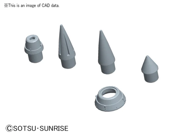 BANDAI HOBBY Builders Parts - HD 1/144 MS Spike 02 - Kit Accessories