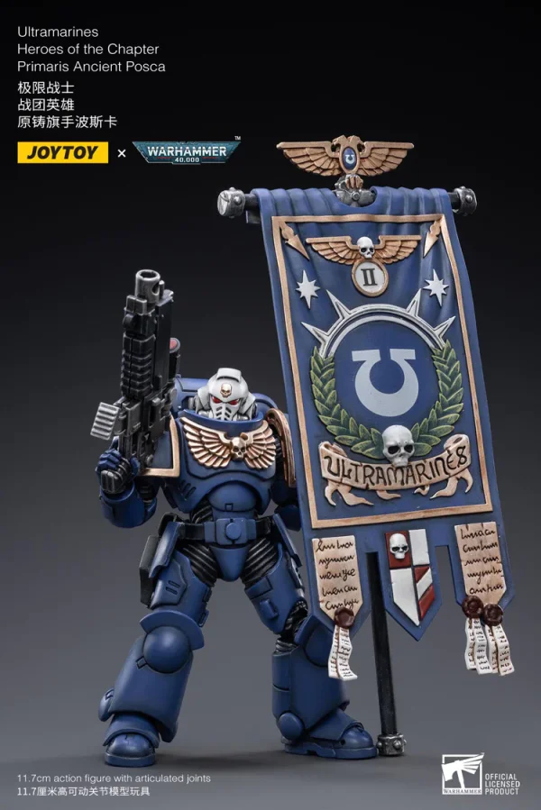 JOYTOY Ultramarines Heroes of the Chapter Primaris Ancient Posca - Warhammer 40K