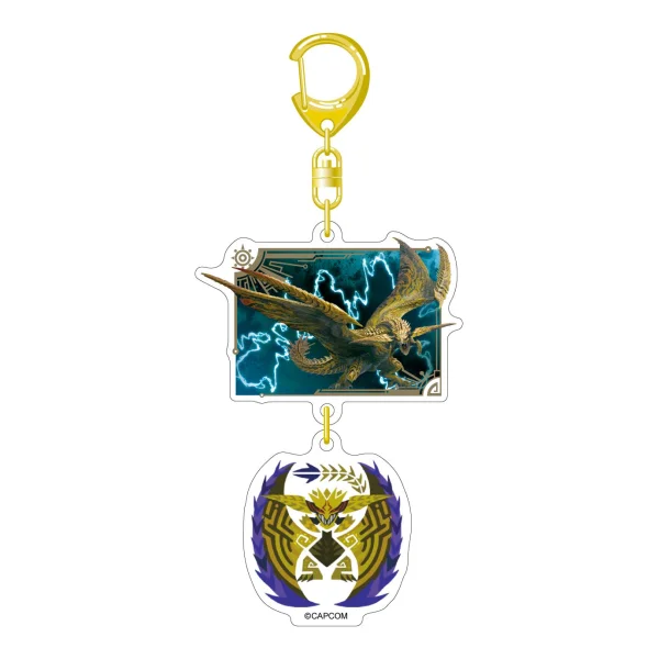 CAPCOM MONSTER HUNTER WILDS Acrylic Charm Rey Dau - Monster Hunter