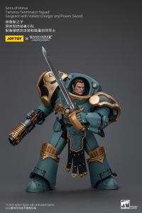 Sons Of Horus Tartaros Terminator Squad Sergeant With Volkite Charger And Power Sword 3