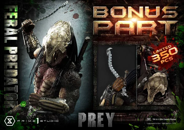 Prime 1 Studio Museum Masterline Prey Feral Predator DX Bonus Version - Live Action Movies/TV
