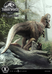 Legacy Museum Collection Jurassic World: Fallen Kingdom (Film) Tyrannosaurus-Rex & Carnotaurus 1/15 scale Deluxe Version 3