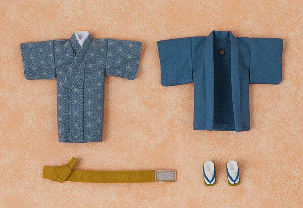 GOOD SMILE COMPANY Nendoroid Doll Outfit Set: Kimono - Boy (Gray) - Figure Accessories