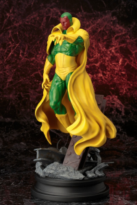MARVEL COMICS KOTOBUKIYA PRESENTS VISION FINE ART STATUE 7