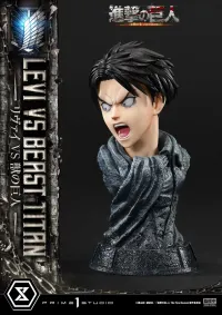 Prime 1 Studio Ultimate Premium Masterline  TV animation Attack On Titan  Levi versus Beast Titan - Attack on Titan - photo 9
