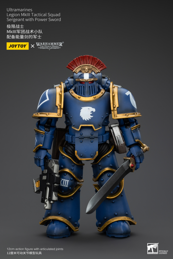 Ultramarines Legion MKIII Tactical Squad Sergeant with Power Sword