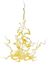 TAMASHII NATIONS Thunder Yellow Ver. For S.H.Figuarts , Tamashi Nations Tamashii Effect - Gundam Misc - photo 2