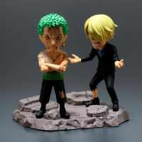 Roronoa Zoro & Sanji "…NOTHING...AT ALL!!!!"  "One Piece", Banpresto World Collectable Figure Log Stories 3