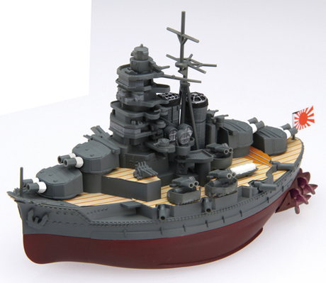 [Qstyle No6 EX-2] Qstyle Chibimaru Ship Hiei Special Version (w/Clear Pedestal)