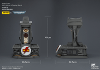 White Scars MkX Helmet& Display Stand 47