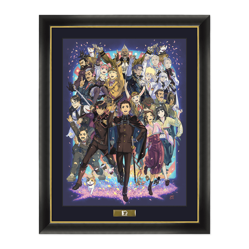 The Great Ace Attorney 10th Anniversary「NURI kazuya」newly drawn art CHARA FINE GRAPH