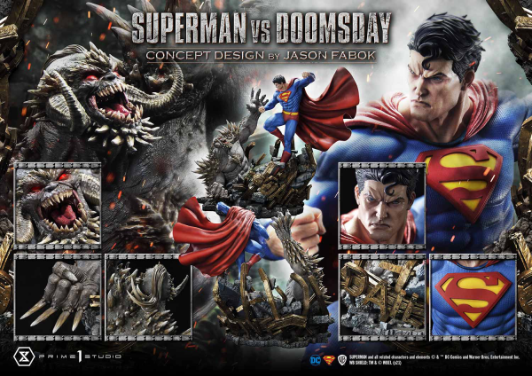 Ultimate Museum Masterline Superman (Comics) Superman VS Doomsday (Concept By Jason Fabok)