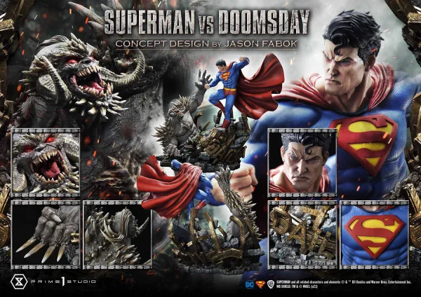 Prime 1 Studio Ultimate Museum Masterline Superman (Comics) Superman VS Doomsday (Concept By Jason Fabok) - DC Comics