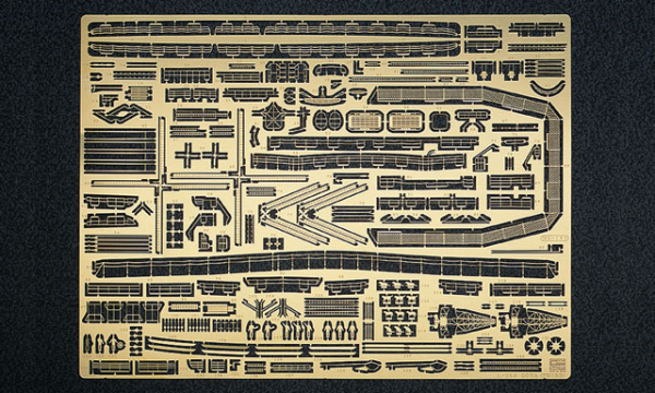 [QG13] 1:350 PHOTOETCHED PARTS for Z23(40023) 1:350 ANTARCTICA OBSERVATION SHIP SOYA 3rd CORPS