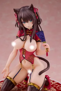 Pink-Cat Kuroneko - China dress cat - photo 1