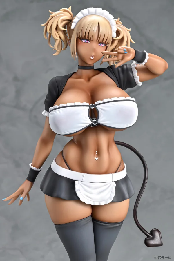 Q-six Black Gal Maid Succubus Cocoa - 18+