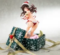 Hakoiri-musume 1/6 scaled pre-painted figure of “Rent-A-Girlfriend” MIZUHARA Chizuru in a Santa Claus bikini de fluffy figure - Rent-A-Girlfriend - photo 3