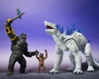 TAMASHII NATIONS SUKO & MOTHRA (2024) FROM GODZILLA x KONG: THE NEW EMPIRE	GODZILLA x KONG: The New Empire ""GODZILLA x KONG: The New Empire"", TAMASHII NATIONS S.H.MonsterArts - Godzilla - photo 4