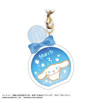 SANRIO CHARACTERS BIRTHDAY "PUKKURI" CLEAR KEY RING 3