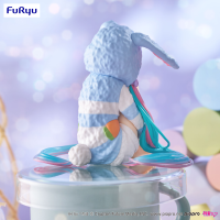 Hatsune Miku Noodle Stopper Figure -Rabbit Ear Hood Pajama Blue Color ver.- 7
