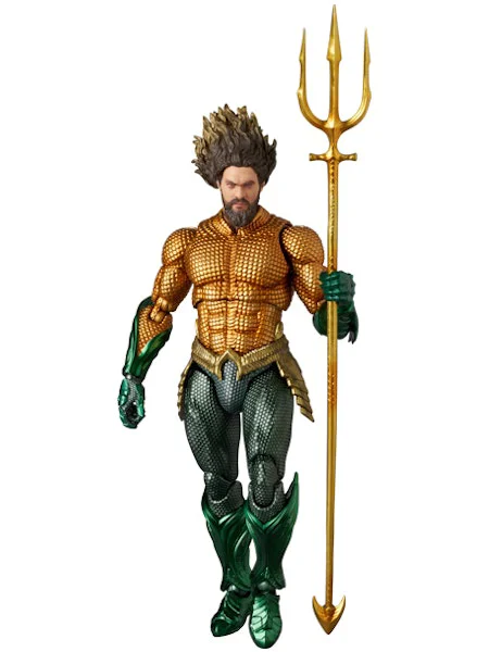 MEDICOM TOY MAFEX AQUAMAN(GOLD & GREEN SUIT) - DC Comics
