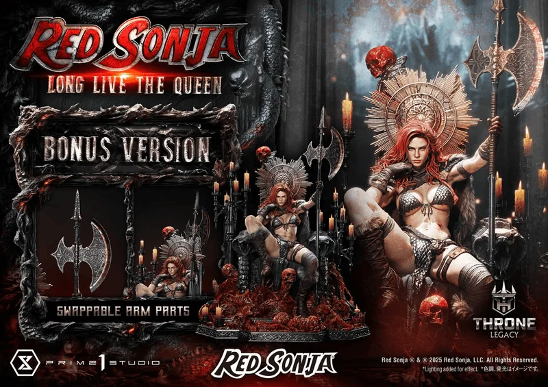 Prime 1 Studio Throne Legacy Red Sonja Red Sonja : Long Live the Queen Bonus Version			 - Red Sonja