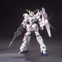BANDAI HOBBY HGUC 1/144 #100 RX-0 Unicorn Gundam (Destroy Mode) Titanium Finish Ver - Mobile Suit Gundam Unicorn / Narrative - photo 2