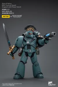 JOYTOY Sons of Horus MKVI Tactical Squad Sergeant with Power Sword - Warhammer 40K - photo 3