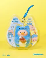 TOYZEROPLUS LuLu the Piggy x Capoo - Foodie Lu PVC Face Plush Keychain - LuLu The Piggy - photo 2