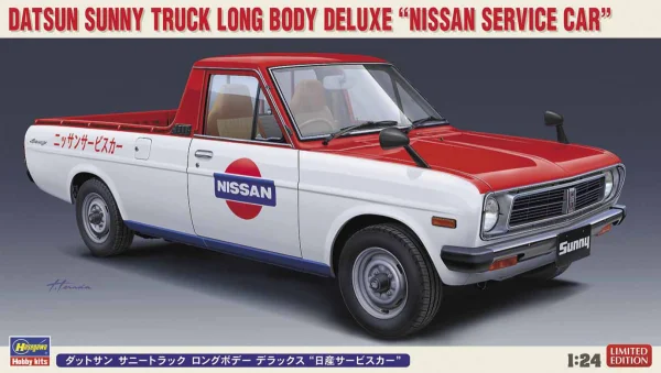 Hasegawa 1/24 DATSUN SUNNY TRUCK LONG BODY DELUXE NISSAN SERVICE CAR - Scale Kits