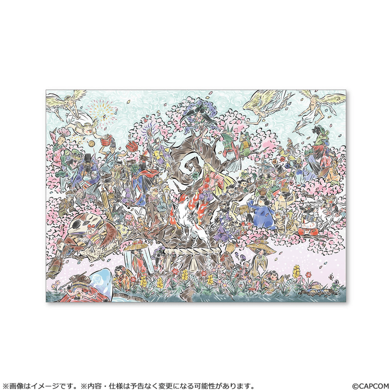 【Okami 20th Anniversary Reprint Art Project】B2 poster 12th Anniversary artist:Mari Shimazaki