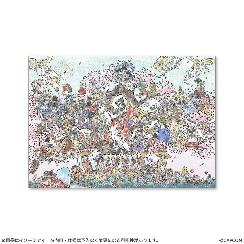 CAPCOM 【Okami 20th Anniversary Reprint Art Project】B2 poster 12th Anniversary artist:Mari Shimazaki - Okami