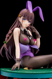 Elfine Phillet wearing flower’s purple bunny costume with Nip Slip Gimmick System 14