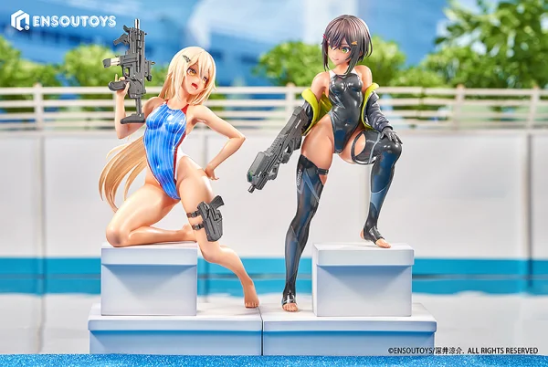 ENSOUTOYS ARMS NOTE Swim Team Bucho-chan and Kohai-chan Set - ARMS NOTE