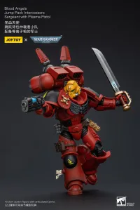 JOYTOY Blood Angels Jump Pack Intercessors Sergeant With Plasma Pistol - Warhammer 40K - photo 4
