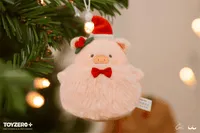 TOYZEROPLUS LuLu the Piggy Christmas - Lovely Snowball Lu Plush Keychain (Pink ver.) - LuLu The Piggy - photo 1